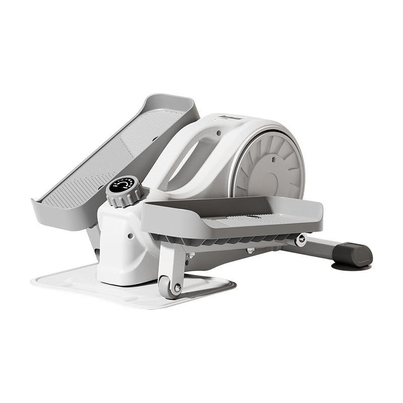 ADKING mini elliptical machine home fitness mini small elliptical machine silent space walking stepper aerobic exercise machine pearl white | standing and sitting two-in-one | 16-level magnetic resistance adjustment | ultra-quiet