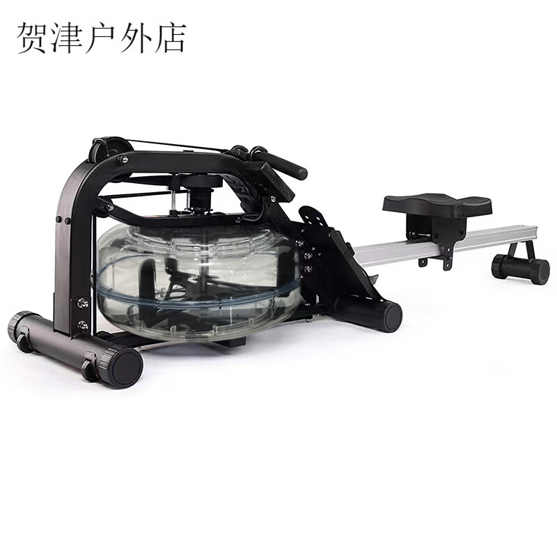 XIAO MA HA LA water resistance rowing machine household smart metal double-rail rowing machine house of cards commercial fitness equipment metal monorail, installation required
