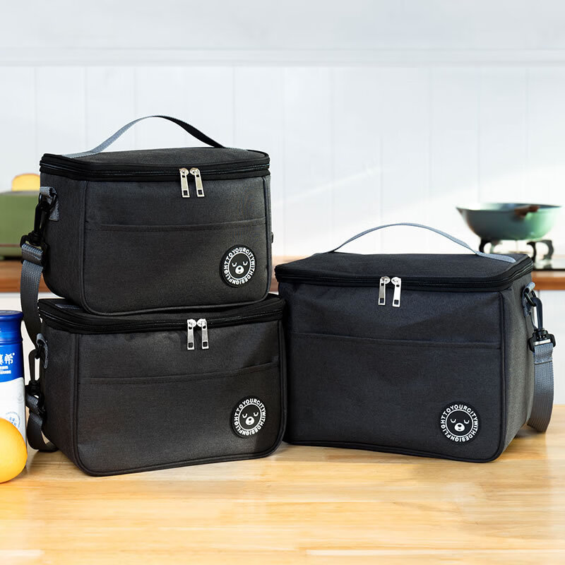 Shikun refrigerated bag, portable cold-keeping extra thick insulation bag, frozen lunch box bag, lunch box bag, outdoor insulated box, commercial stall bag, navy small size