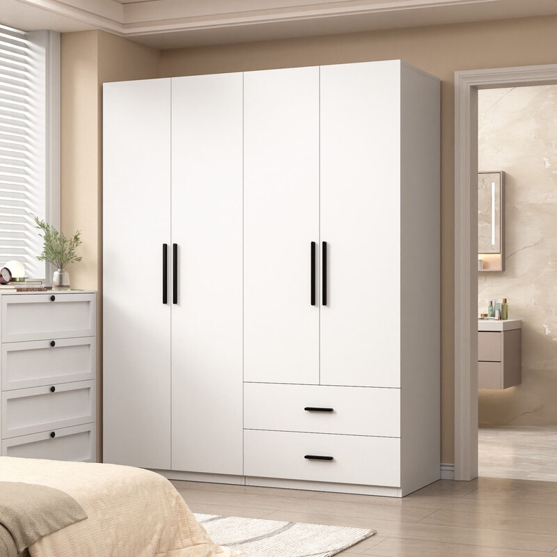 Yingyan steel wardrobe home bedroom storage cabinet with drawer storage cabinet environmentally friendly formaldehyde-free combination children's large wardrobe single-door top cabinet 400 wide included with delivery - thickened and formaldehyde-free