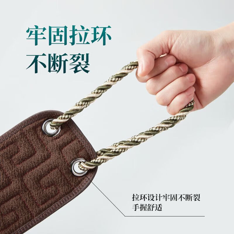 The back of the bathing artifact is thickened, enlarged, thickened and lengthened. Men's special bathing towel with strong coarse sand to rub the back without asking for help. Thickened - AB noodles back strip, coffee color