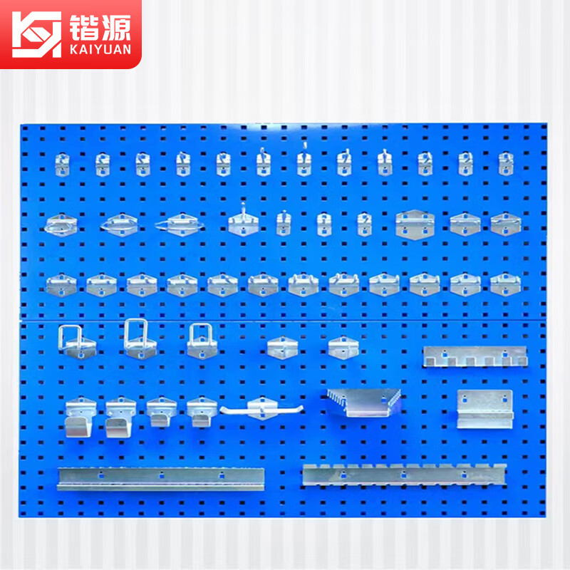 Kaiyuan Tool Rack Hook Kitchenware Hook Square Hole Hanging Plate Hardware Hanging Plate Rack Hole Plate Hole Plate Square Hole Hook Accessories Lead Frame 200mm 5 Pack