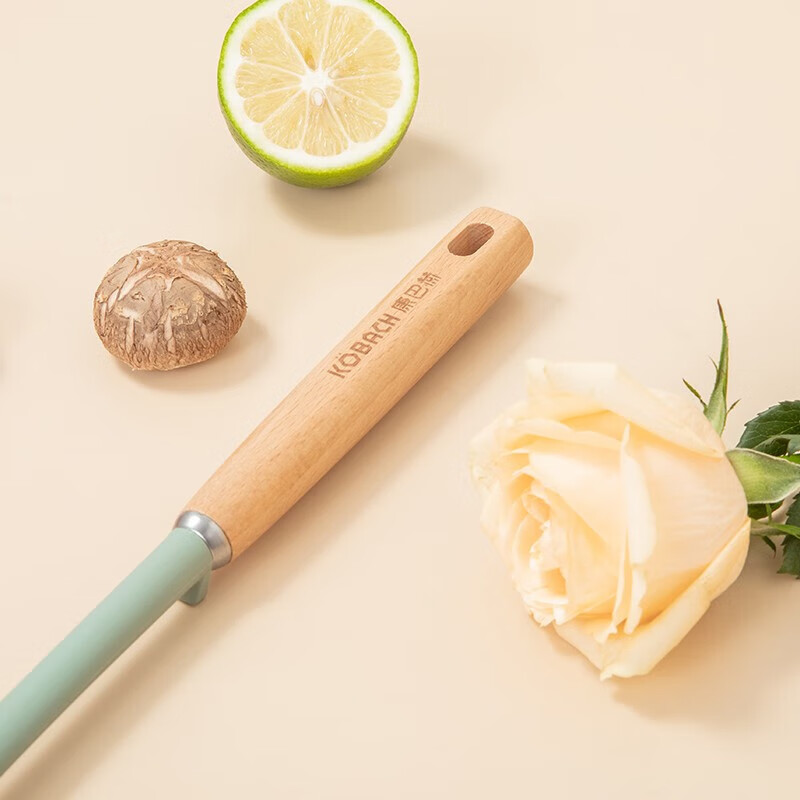 Kangbach silicone spatula protects the pot and does not damage the pot, high temperature resistant cooking spatula, kitchen special silicone spatula white