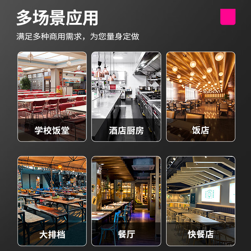 Lecon Cantonese-style claypot rice cooker commercial fully-automatic claypot stove cabinet-type electric heating high-power multi-head tinfoil claypot smart tinfoil clay pot take-out claypot rice machine single-layer double row 4-head claypot stove 20 cooks per hour