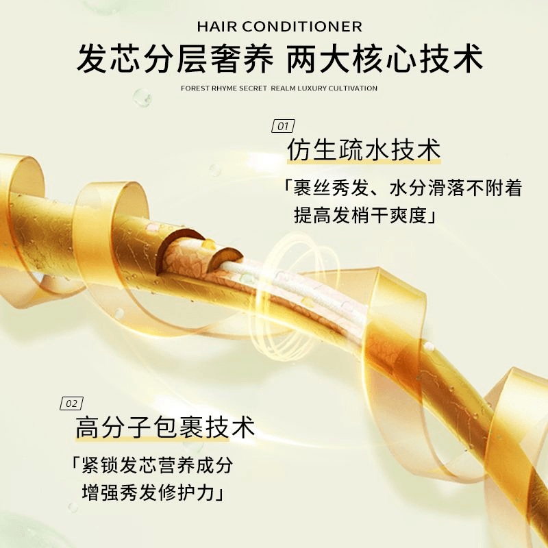 Fan Yongchen Gardenia conditioner repairs and improves dry and frizzy hair, conditioner for children, hair mask for men and women.