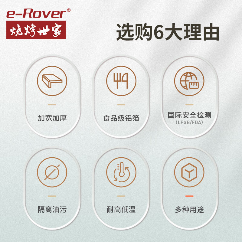 Barbecue Family Aluminum Foil Barbecue Utensils Barbecue Aluminum Foil 8m Wrap Ingredients Essential for Barbecue