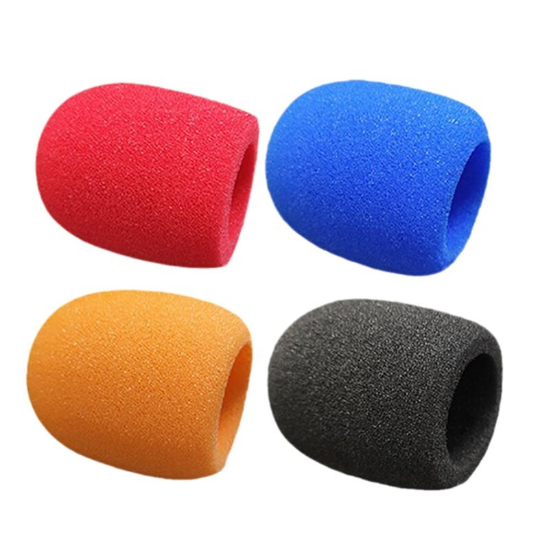 Shadow fiber microphone cover, sponge cover, thickened microphone pop-up cover cover, KTV sponge microphone cover, windproof net, sound insulation accessories, individually packaged, add 0.1 yuan each