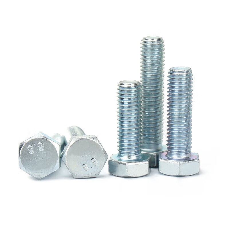 Jinchao grade 8.8 galvanized external hexagonal screws extended high-strength bolts MM4M5M6M8M10M12M16M20-M30 M8*30 (20 pcs)