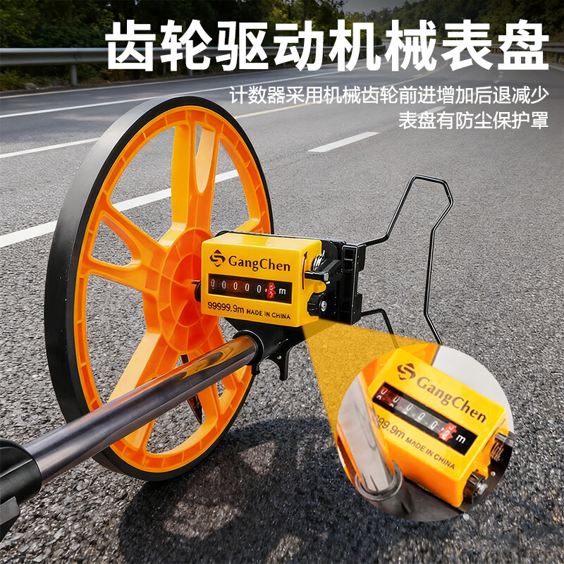 Padilin roller distance meter distance measuring wheel roller ruler measuring instrument push ruler measuring roller instrument hand push type mechanical 100cm