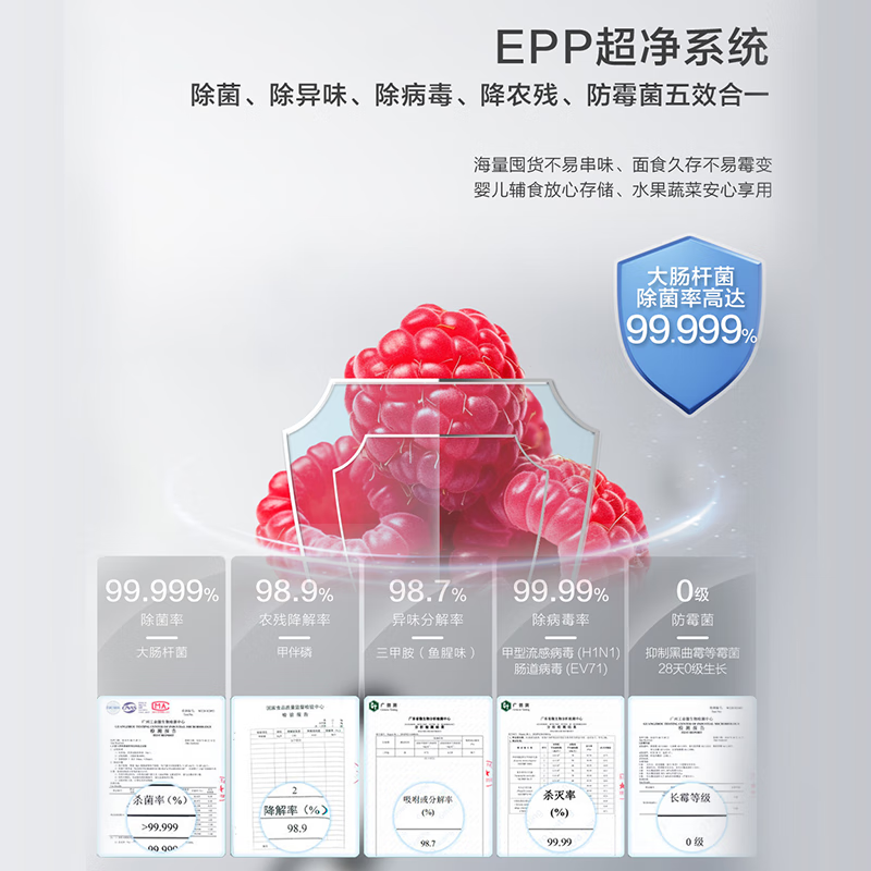 Haier Refrigerator produces 510-liter ultra-thin French style four-opening multi-door large capacity first-class dual-frequency air-cooled frost-free Commander Ieader refrigerator. New product. New appliance replacement subsidy. First-class dual frequency conversion + EPP ultra-clean system + oxygen-blocking dry and wet storage.