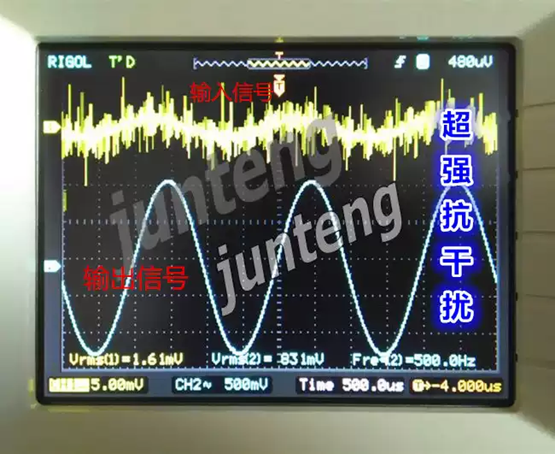 High-precision millivolt/microvolt small signal differential voltage AD620 instrumentation amplifier transmitter module Type A zero adjustment greater than -2.5+2.5V full-featured civilian grade