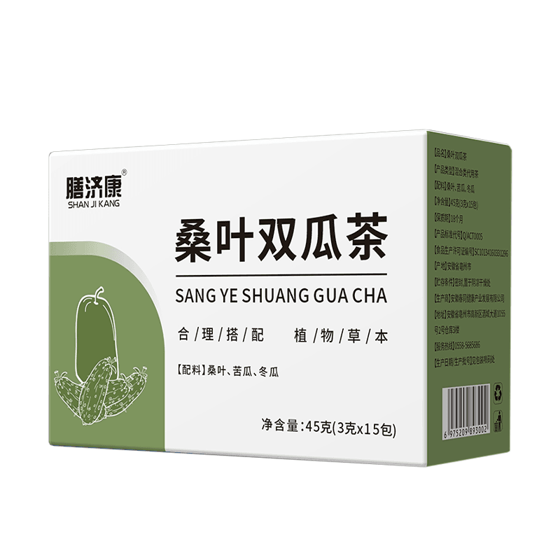 Shanji Kang Mulberry Leaf Double Melon Tea Bitter Melon Winter Melon Mulberry Leaf Tea Bag 6 boxes