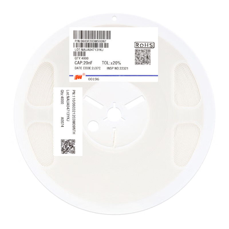 YourCee0603 chip capacitor series 22pF33pF47pF100pF2.2nF4.7nF100nF1uF10uF 1nF_ 5%_50V_C0G 100 pieces