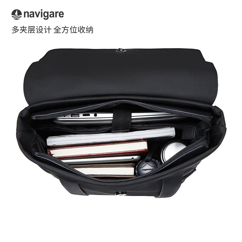 Navigare Italian small sailing ship men's backpack 15.6-inch computer bag commuter backpack water-repellent New Year gift