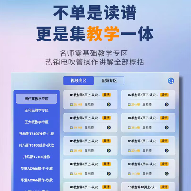 TMAX Pengyin co-branded Thomas music score reader 10-inch 15-inch electric wind instrument special teaching music reading all-in-one machine 15-inch silver gray co-branded music score reader + stand + gift bag D7100
