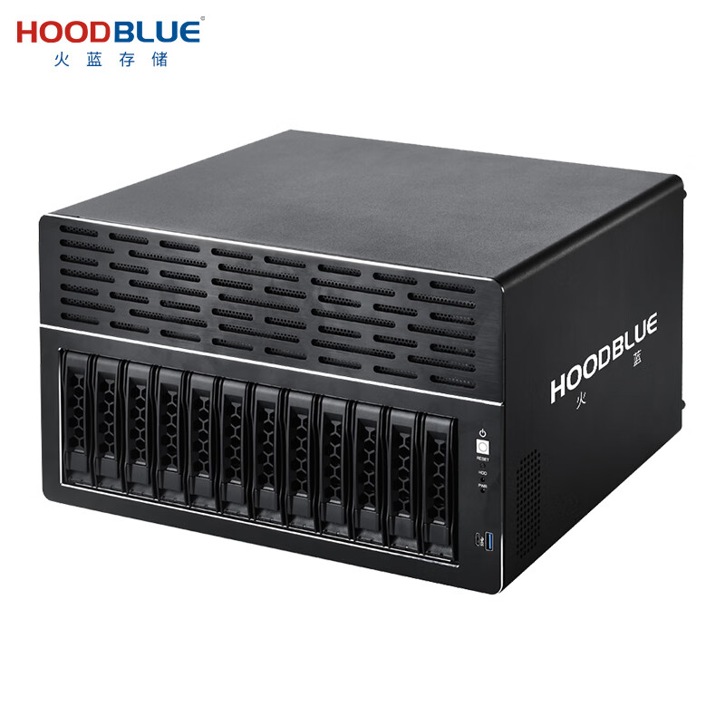 Hoodblue Storage/Hoodblue Disk Array TS7012-2DP-48TB External
