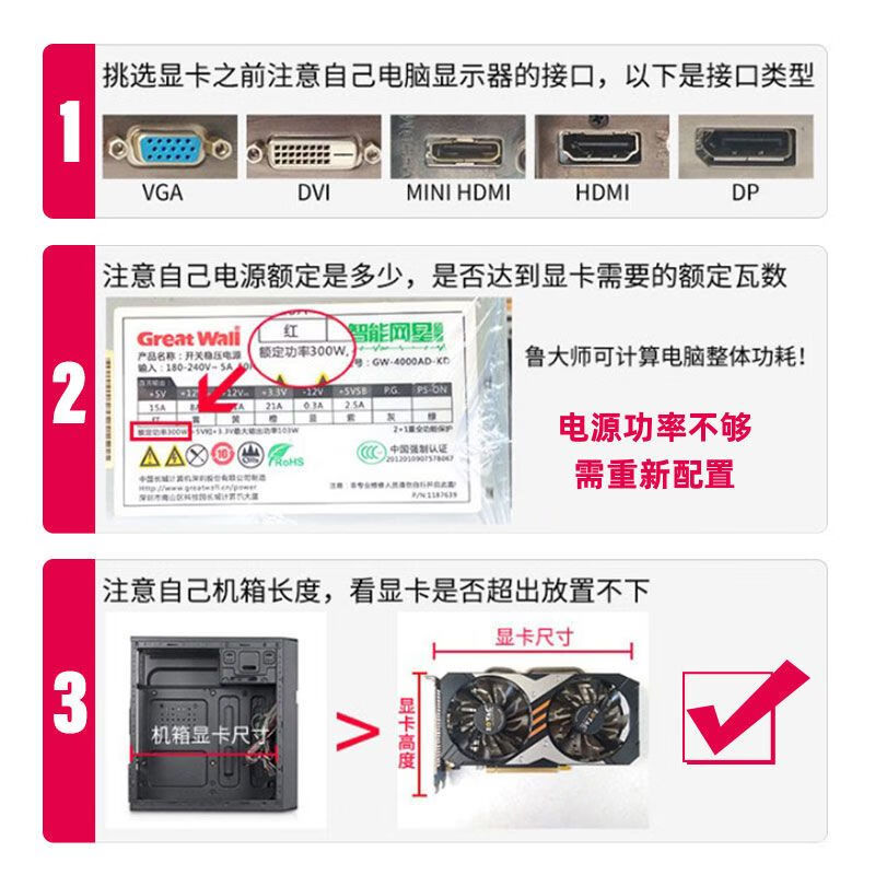 Disassembly of desktop computer GTX750TI/950/960/1050/1060/4G independent game graphics card LOL design GTX 750 1G video memory