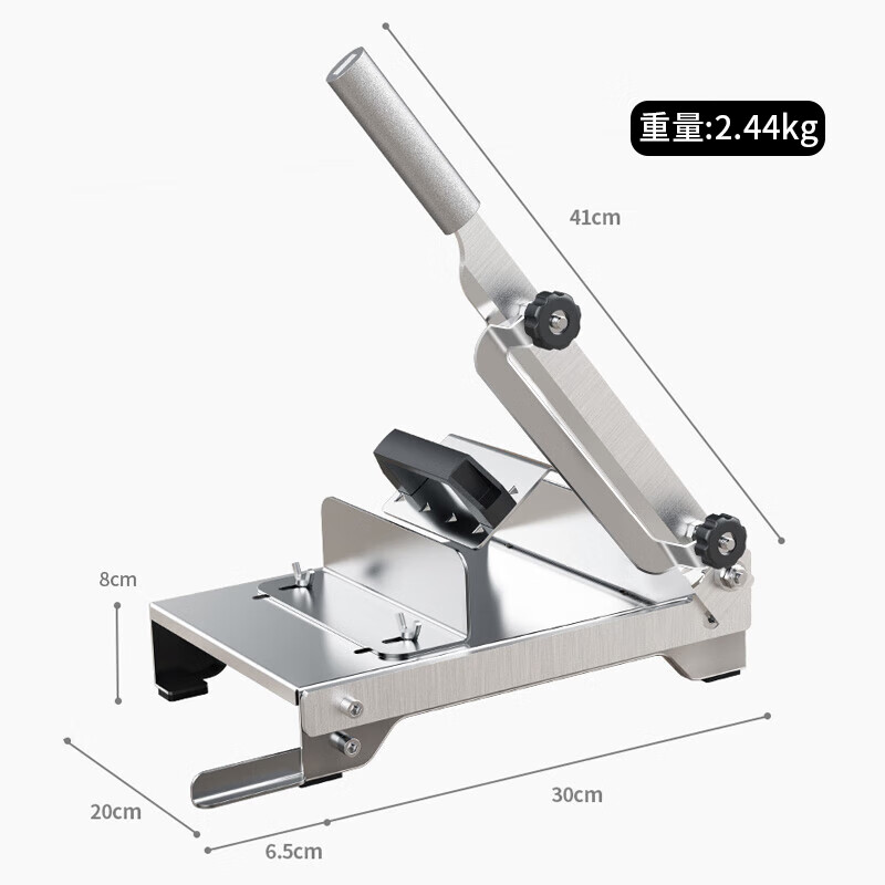 Baijie meat slicer slicer stainless steel beef and mutton roll slicer household machine meat cutting bone cutting machine upgrade