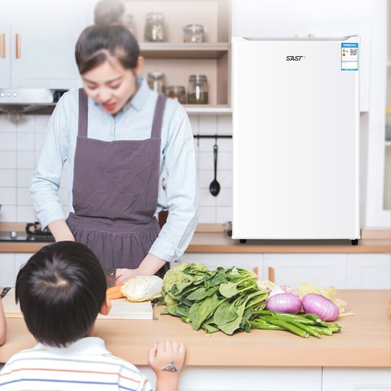 SAST small freezer household breast milk refrigerator milk storage freezer small vertical mini refrigerator full freezer milk storage freezing -18 frozen 3-layer drawer + effective fresh lock 85L