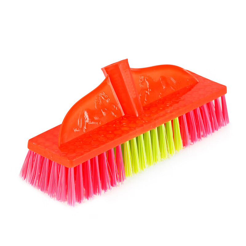 Elandon wooden pole floor brush 28CM plastic stiff bristle floor brush toilet bathroom cleaning cement floor brush floor wall tile floor brush workshop industrial factory property community lobby suitable