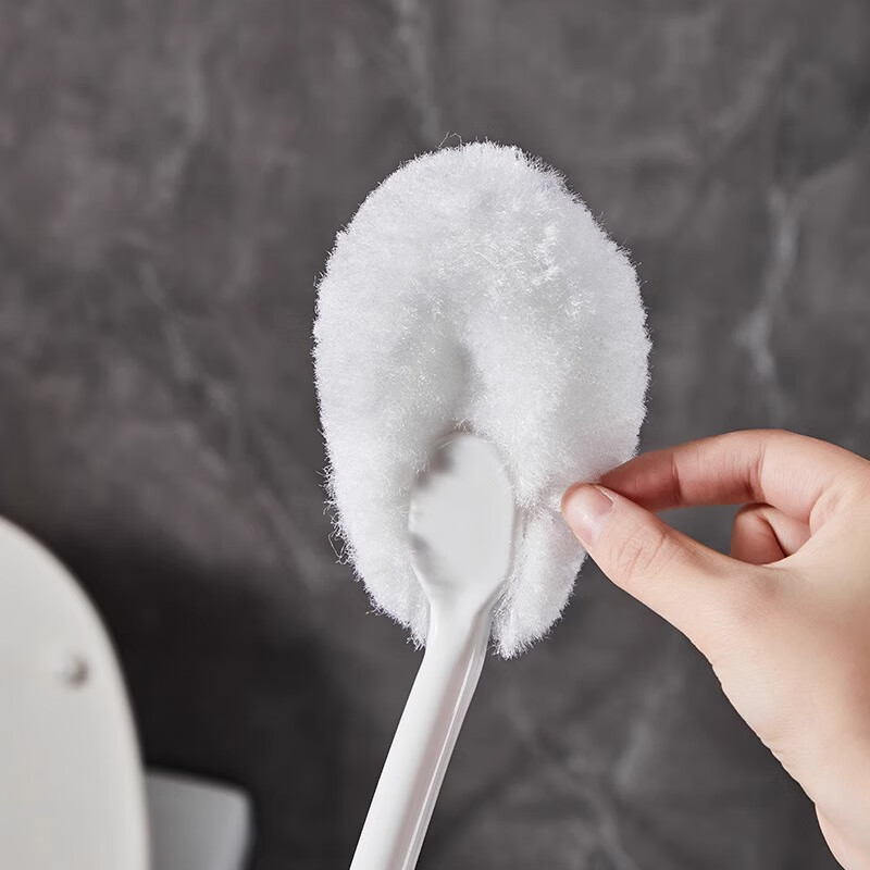 Home KATEI STORY Japanese Toilet Brush No Dead Angle Soft Bristles Toilet Cleaning Strong Decontamination Brush Household Washing Squat Toilet Brush Toilet Brush 2 Pack