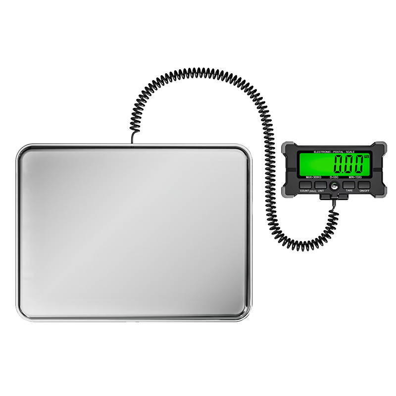 Maiheng Electronic Scale Portable Express Delivery Package Scale Commercial Platform Scale Portable Fruit Scale Warehouse Hardware Industrial Weight Scale Range 120kg/Accuracy 10g