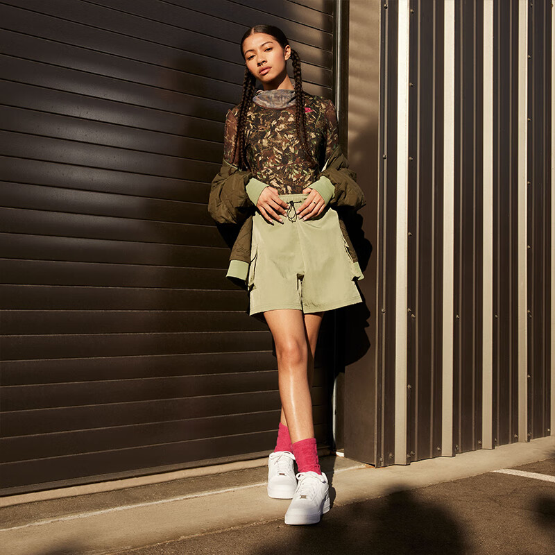 Nike NIKE Women's Air Force One AF1 New Year's Gift Sports Shoes DD8959-100 White 37.5