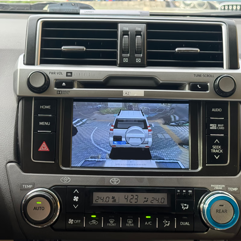 Shenxing 14-19 Toyota Prado overbearing central control large-screen navigation reversing image 360 panoramic all-in-one machine 4G version eight-core 2+32G+Carplay+hicar navigation standard