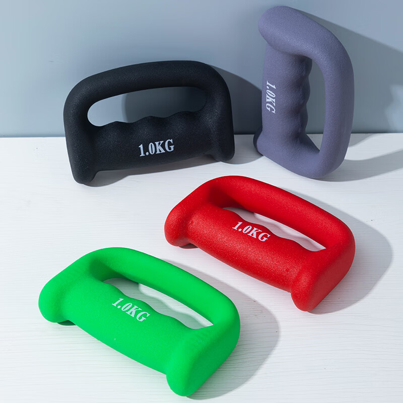 Si Yi Boxing Dumbbell Air Strike HIT Golovkin Training Weight-bearing Endurance Home Fitness Running Iron Boxing Small Dumbbell Samurai Black Boxing Dumbbell 1kg*2 Only