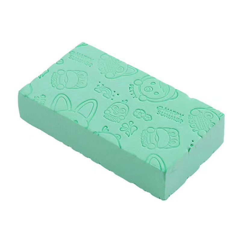 Universal bath sponge for adults and children, high-density printed bath sponge, upgraded version of bath mud and bath artifact, 1 random bath brush