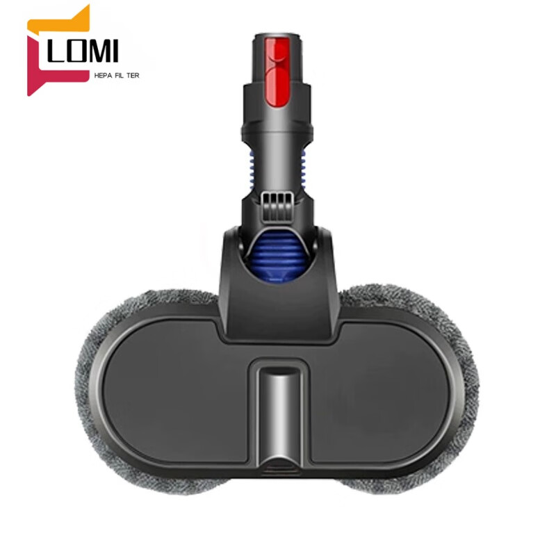 Suitable for Dyson vacuum cleaner V6V7V8V10V11 electric mop head wet mop floor cleaning suction head suction mop integrated V7/V8/V10/V11 gray extension rod