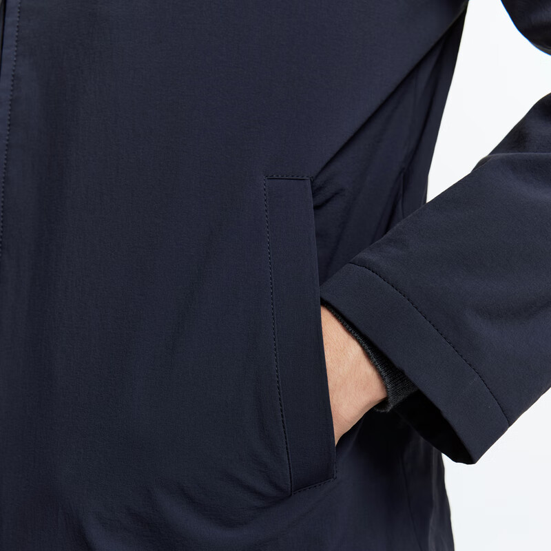 Jiumuwang Men's Jacket Men's Shopping Mall Autumn and Winter Business Lapel Windbreaker Classic Executive Jacket Coat for Men