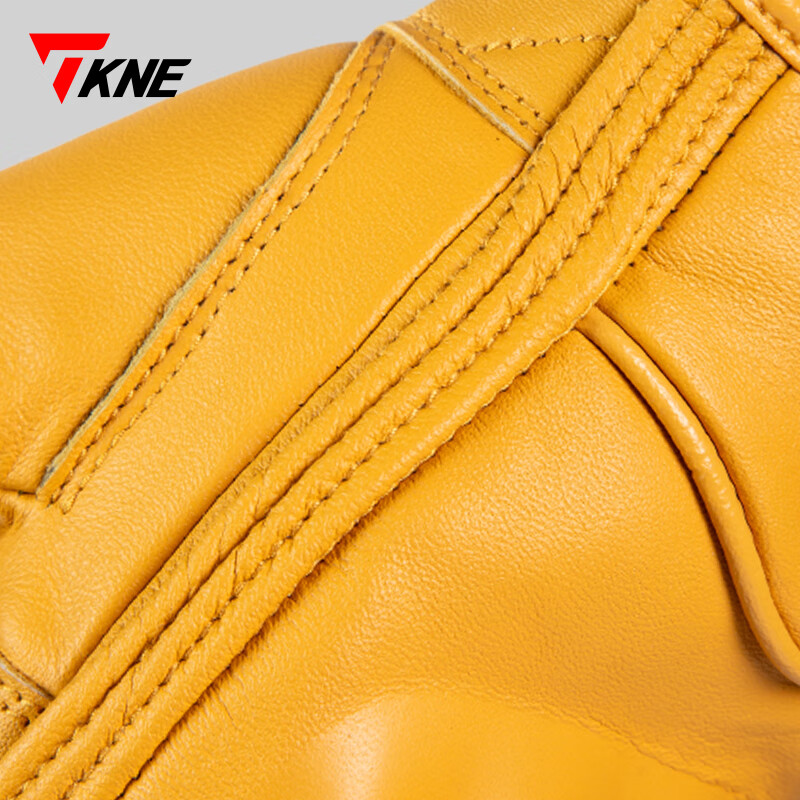 TKNE autumn and winter motorcycle gloves windproof and warm sheepskin retro KP10/brown winter style-velvet XL