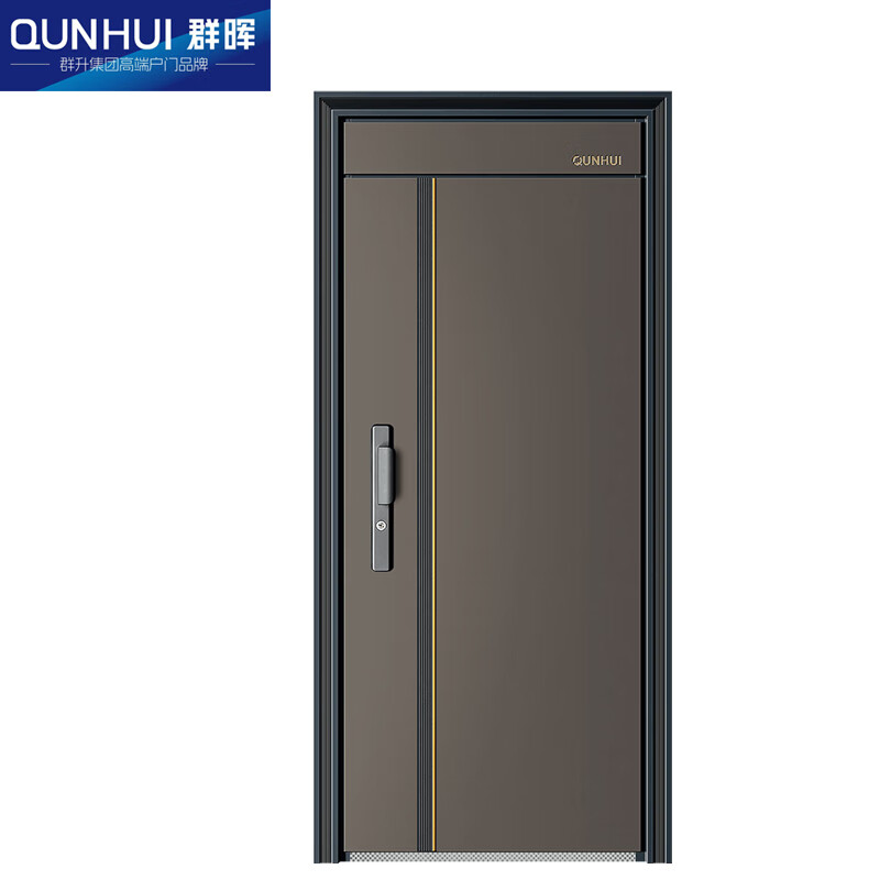 Qunhui QUNHUI boutique security door Class A anti-theft door home entry door anti-pry entry door heightened lintel entry door QH-F8815 single door + mechanical lock