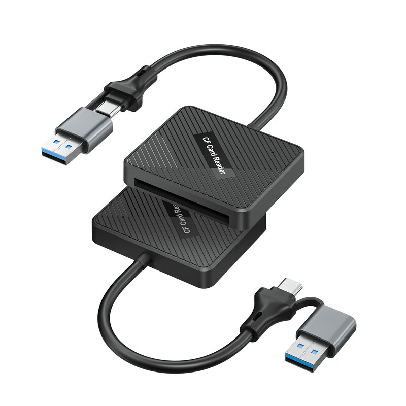 Huaqiangbei CF card reader all-in-one Canon Nikon ccd camera SD memory card TF memory Android type c high-speed USB3.0 suitable for Huawei Xiaomi Apple mobile phone otg battery suitable for Apple+TypeC+USB lanyard model double-headed CF-3 in USB3.0