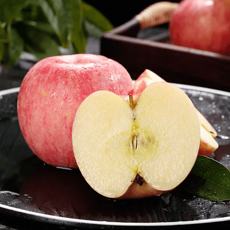 Jingxiansheng Shaanxi Luochuan Red Fuji Apple, net weight 5 pounds, single fruit 75-80mm, fresh fruit, straight from the source