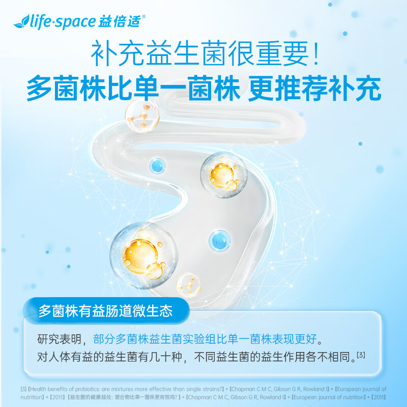 Life Space Baby Probiotics 0-3 Years Old Infants and Children Probiotics Enhance Self-Protection 60g/Bottle Imported from Australia