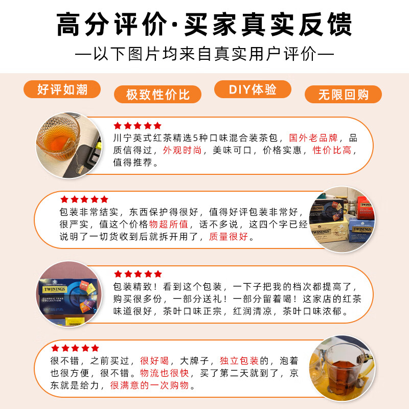 TWININGS British Black Tea Selection Polish Imported Black Tea 20 Bags*2g Tea Bag Tea Hot Brew New Year Gift