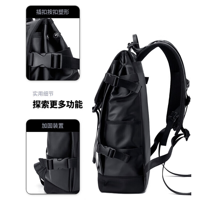 Golf (GOLF) computer bag shoulder 15/16 inch notebook backpack men's casual college student bag business trip light outdoor travel