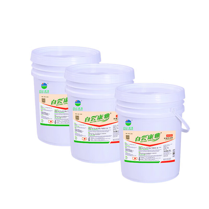 Baiyun Kangya Lemon Dish Soap can quickly clean tableware, tools, equipment, containers and food packaging materials that come into contact with food. One barrel of 19L.