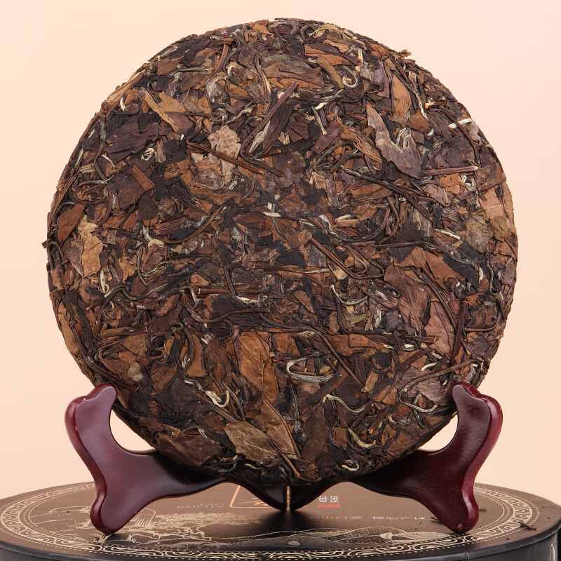 Longming 2015 Fuding Old White Tea Shoumei Tea Cake 350g New Year Tea New Year Souvenir Box