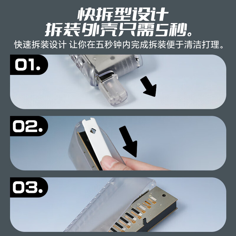 BoogieMAN Yuanyuan's same style 12-hole chromatic harmonica KB12 advanced adult professional performance level beginner white model