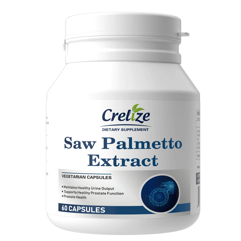 CRELIZE Saw Palmetto Extract Capsule Protecting Lycopene Prostate Health Products Men's Partner Nocturia and Male Alopecia 2 Bottles Effective Pack
