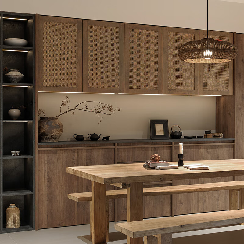 Xi'an whole house custom cabinet customization overall design sideboard custom decoration straight-line kitchen kitchen cabinet custom appointment non-product price