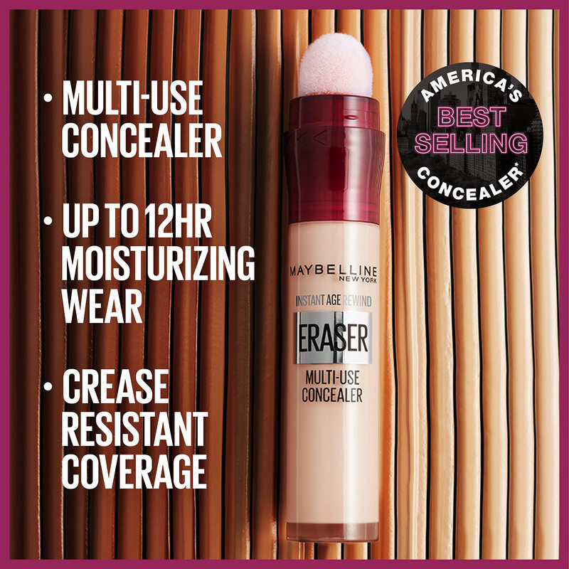 Maybelline (MAYBELLINE) Concealer Anti-aging, fades dark circles and fine lines, brightens skin tone 122 Sand Color, natural makeup 6ml 122 SAND 0.2 Fl.Oz (approx. 5 ml) * 1 pack