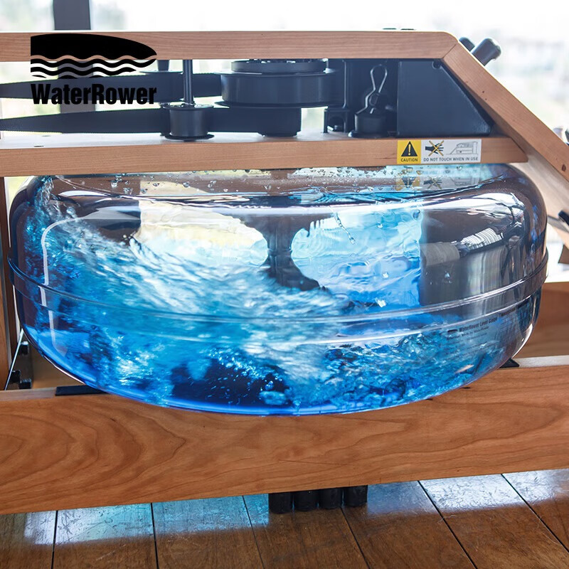 WaterRower original imported rowing machine water resistance rowing machine home aerobic fitness equipment double-track solid wood imported Jingzhi model cherry wood with LOGO Jingzhi model