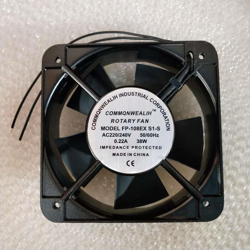 FP-108EX-S1-B/S axial flow fan 220V 0.22A 38W cabinet cooling fan 17CM 17251 Zhengfang 108EX-S1-S 220V oil-containing