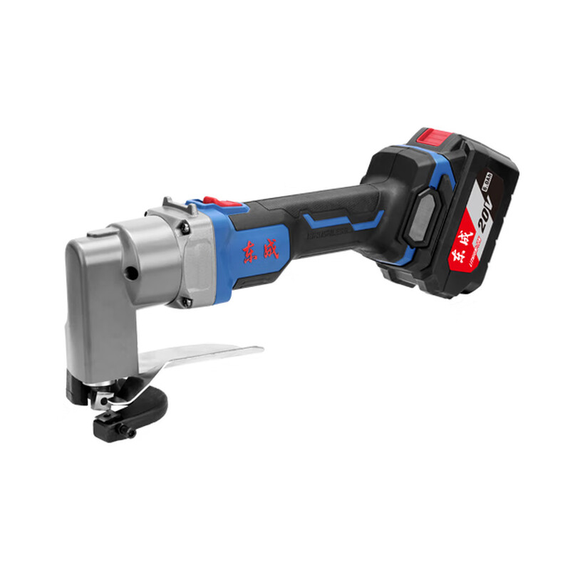 Dongcheng electric scissors rechargeable iron scissors industrial color steel tile metal cutting handheld lithium electric scissors artifact DCJJ1.6 electric scissors bare metal