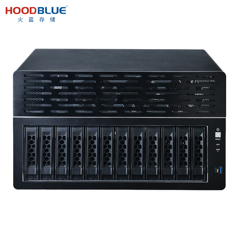 Hoodblue Storage/Hoodblue Disk Array TS7012-2DP-48TB External