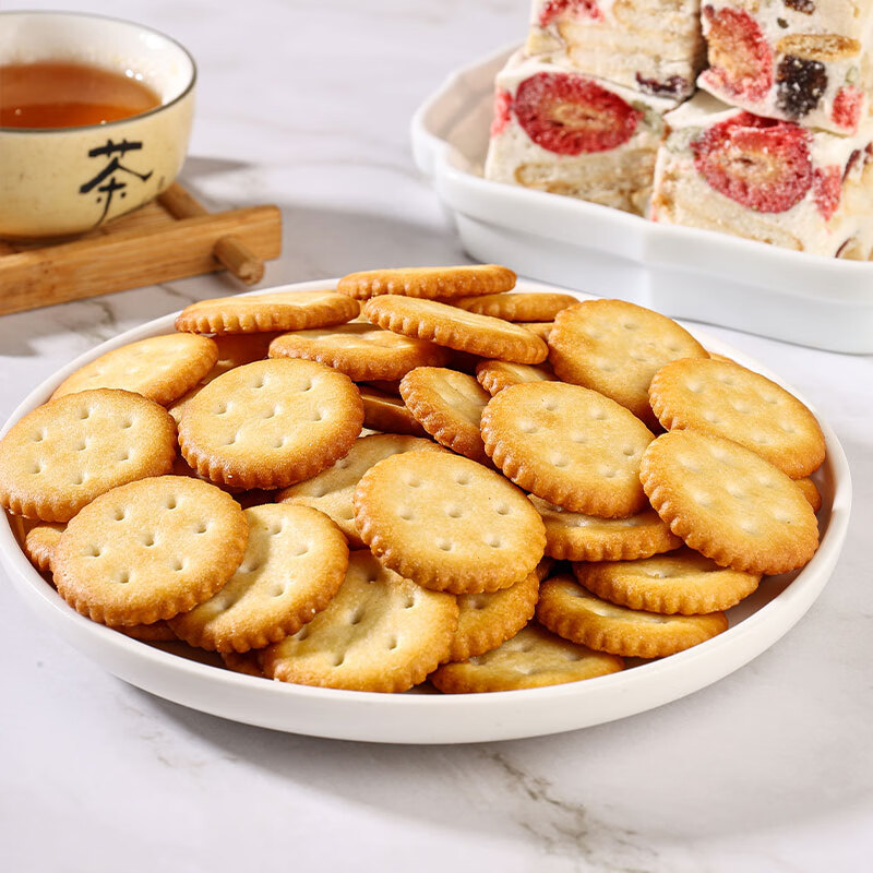 Pi Xiaojian Original Xiaoqifu Biscuit 500g Snowflake Crispy Special Baking Ingredients Nougat Material